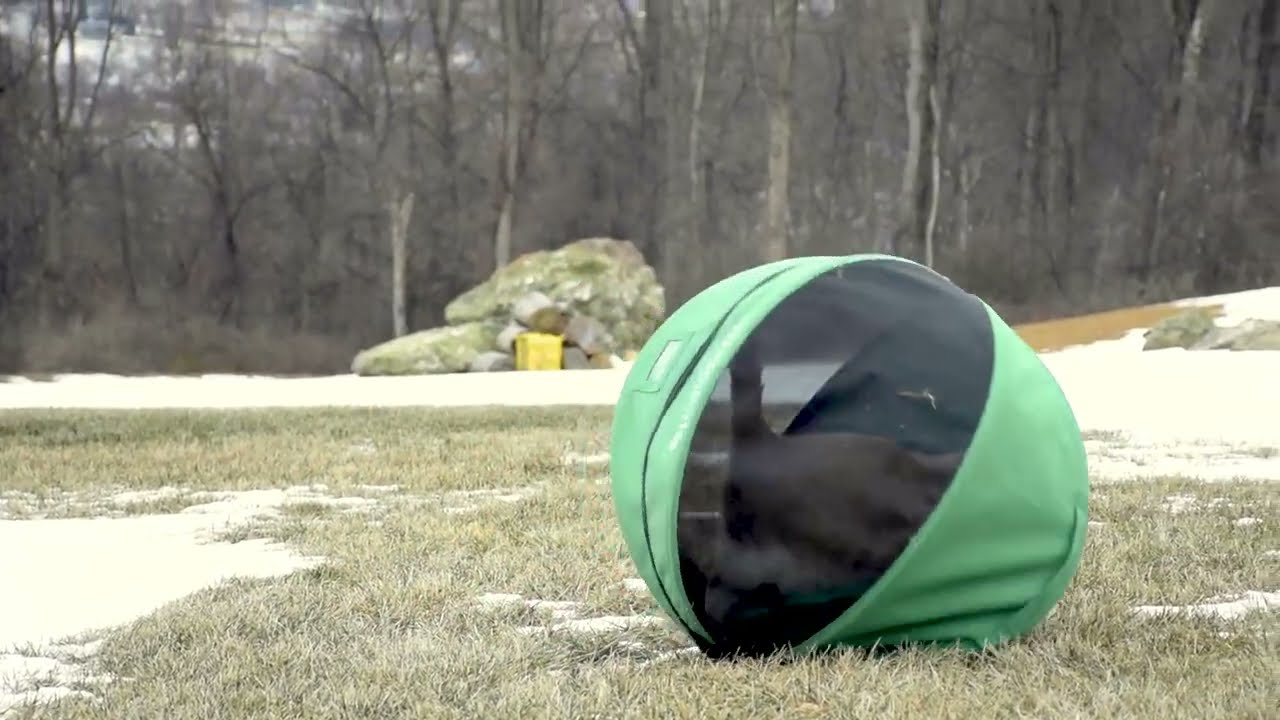 Catmobile: Outdoor exercise ball for indoor cats by Furball
