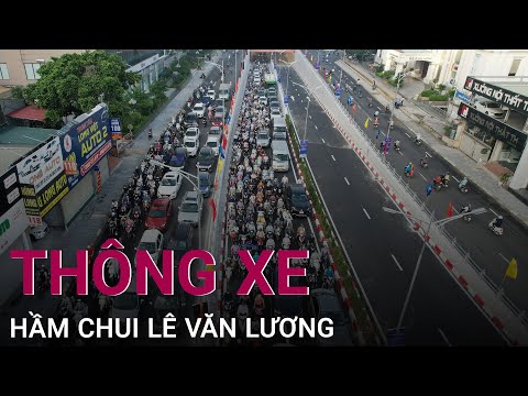 #1 Ngày đầu thông xe hầm chui Lê Văn Lương  | VTC Now Mới Nhất