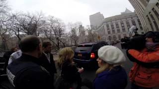 Sam Worthington Leaving Manhattan Criminal Court