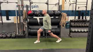 Split Stance Hip Extension Stretch w 2DB’s