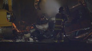 Fire destroys shed behind closed restaurant in Springfield, Mo.