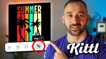 How to use KITTL Vector Features & Pen Tool for POD