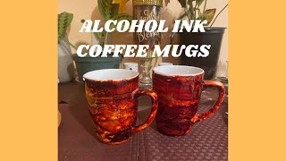 How to Use Alcohol Ink to Transform Plain Dollar Tree Coffee Mugs Into Beautiful Coffee Mug