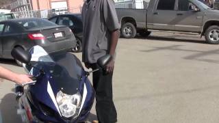 Custom D&D Exhaust on a Suzuki GSX-R 1000 K4