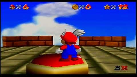 Super Mario 64 100% Walkthrough Wing Cap Switch