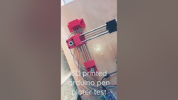 DIY 3D Printed arduino pen ploter