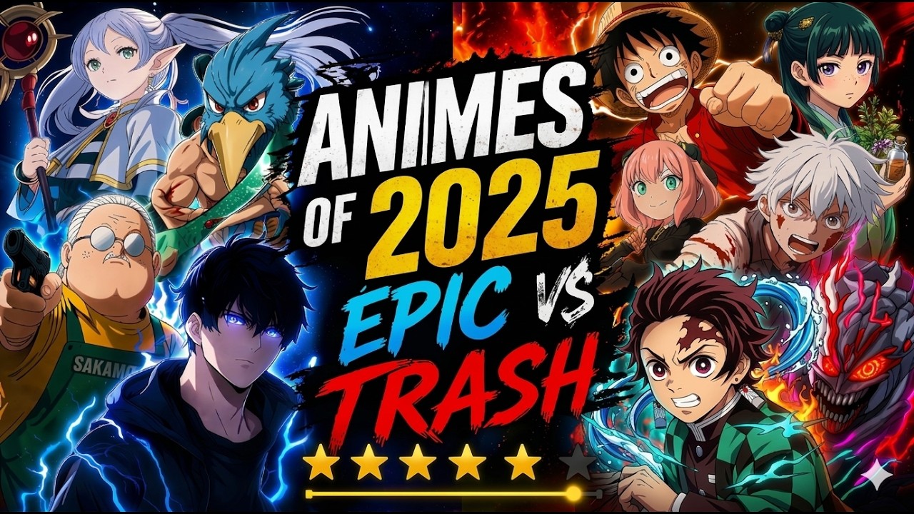 From EPIC to TRASH 🤯 Ranking 2025's Animes Releases! 🏆