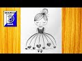 How to draw ballerina/Very easy pencil drawing tutorial/step-by-step