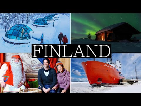 7 Days in FINLAND 😮 Lapland, Glass Igloo, Northern Lights, Santa Claus | Travel Vlog