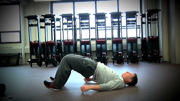 Hip Bridge with External Rotation