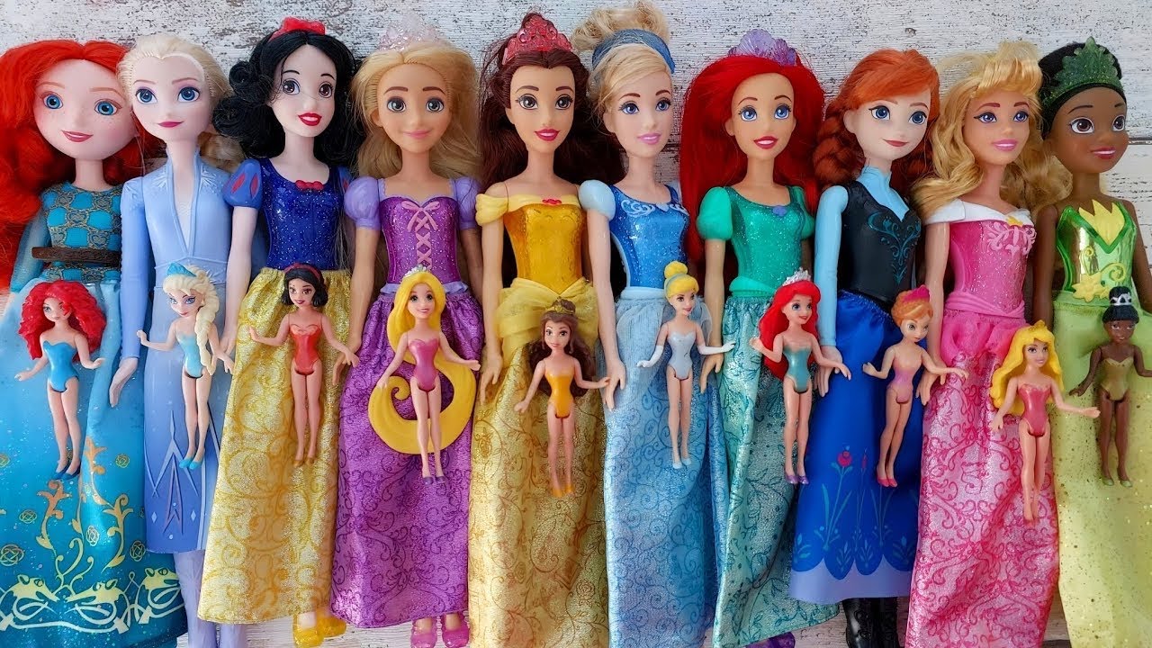ASMR 5 MYSTERY SURPRISES Disney Princess Mattel Miniature Dolls Satisfying Unboxing NO Talking Video