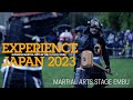 Martial arts stage embu at experience japan 2023