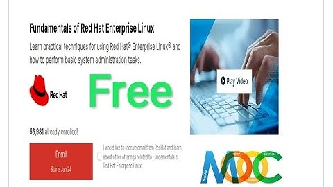 Free Linux course for Beginners| Red Hat Enterprise Linux via edx