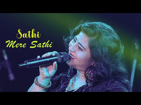 Sathi Mere Sathi  Veerana 1988 Songs  Kavita Krishnamurthy  Jasmin  Cover by   Mampi