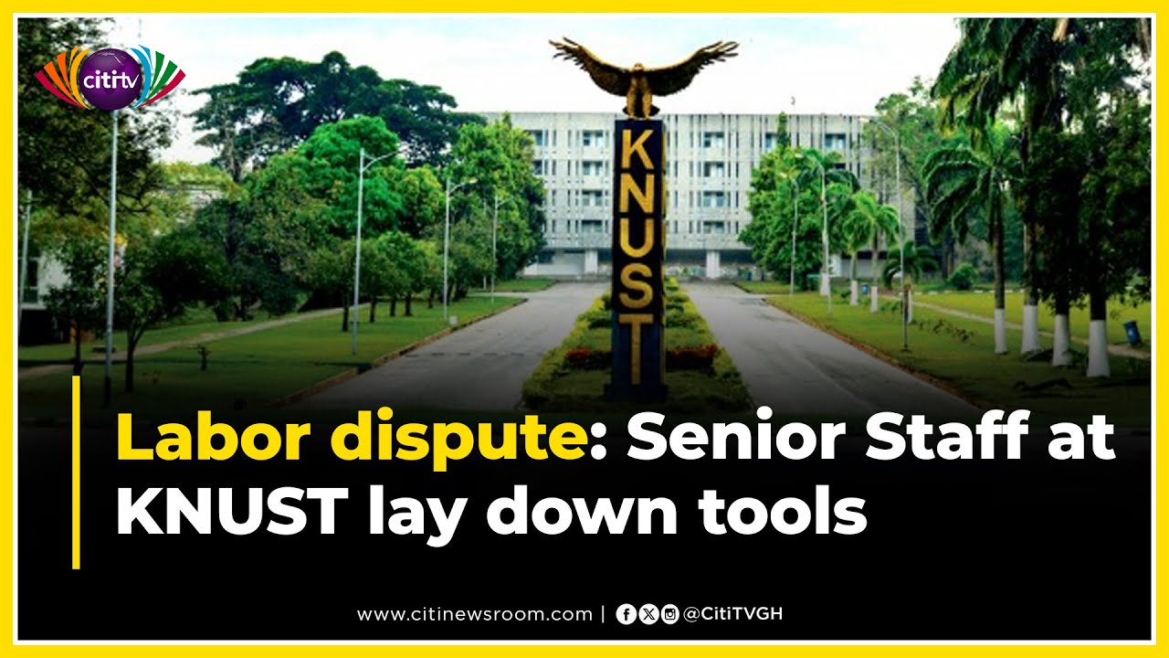 Labor dispute: Senior Staff at KNUST lay down tools