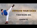 Improve your kicks Taekwon Do & Karate training session
