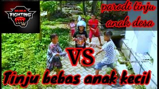tinju anak anak kecil, lucu dan seru