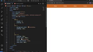 Project - 01 | part - 01 | Creating Nav bar