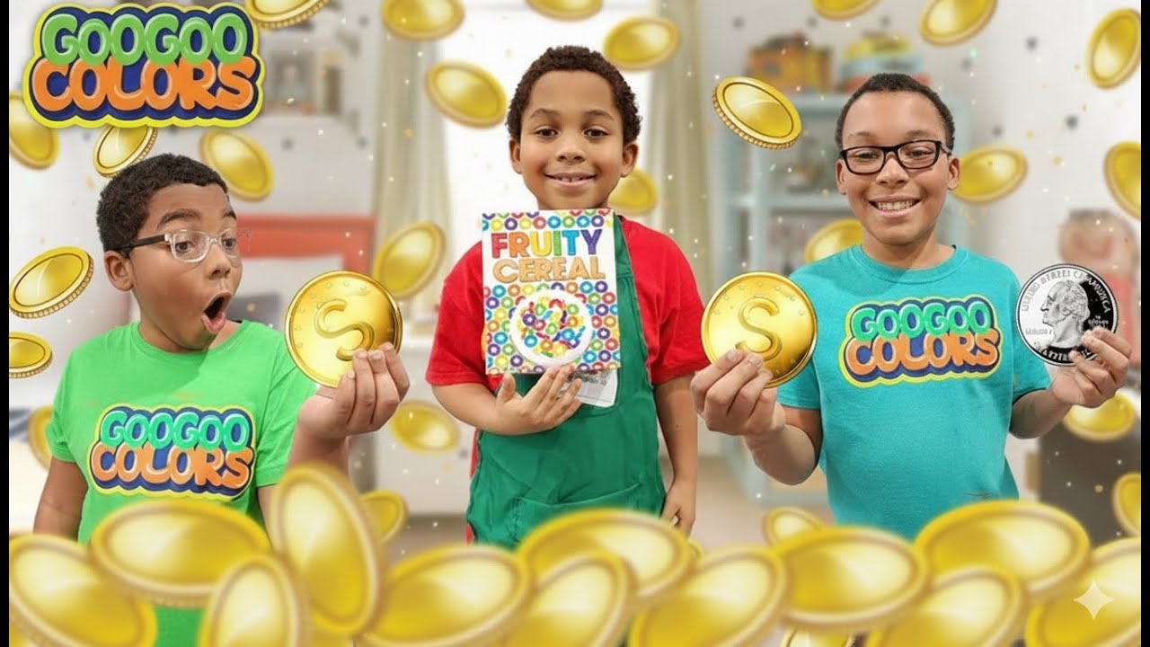値段交渉OK⭕️Gaga Goo Goo Gaga Earns Coins for Shopping | Learning Colors & Counting