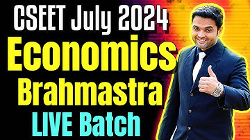 FREE CSEET Economics Brahmastra Revision LIVE Batch | FREE CSEET Economics Video Classes July 2024