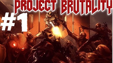 REVIVING CLASSIC DOOM| Project Brutality (BRUTAL DOOM STARTER PACK) Walkthrough Gameplay - Part 1