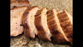 How to make Smoked Pork Loin, smoked on the Louisiana Kamado Grill