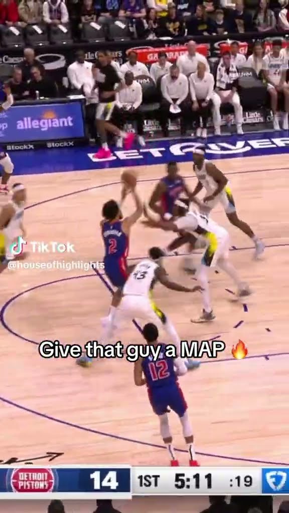 Give that guy a MAP #hoodnews #cadecunningham #NBA #basketball #sports #omg #how #wow #viralvideo