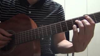 (big bang) - bae bae acoustic guitar chords (eng sub)
