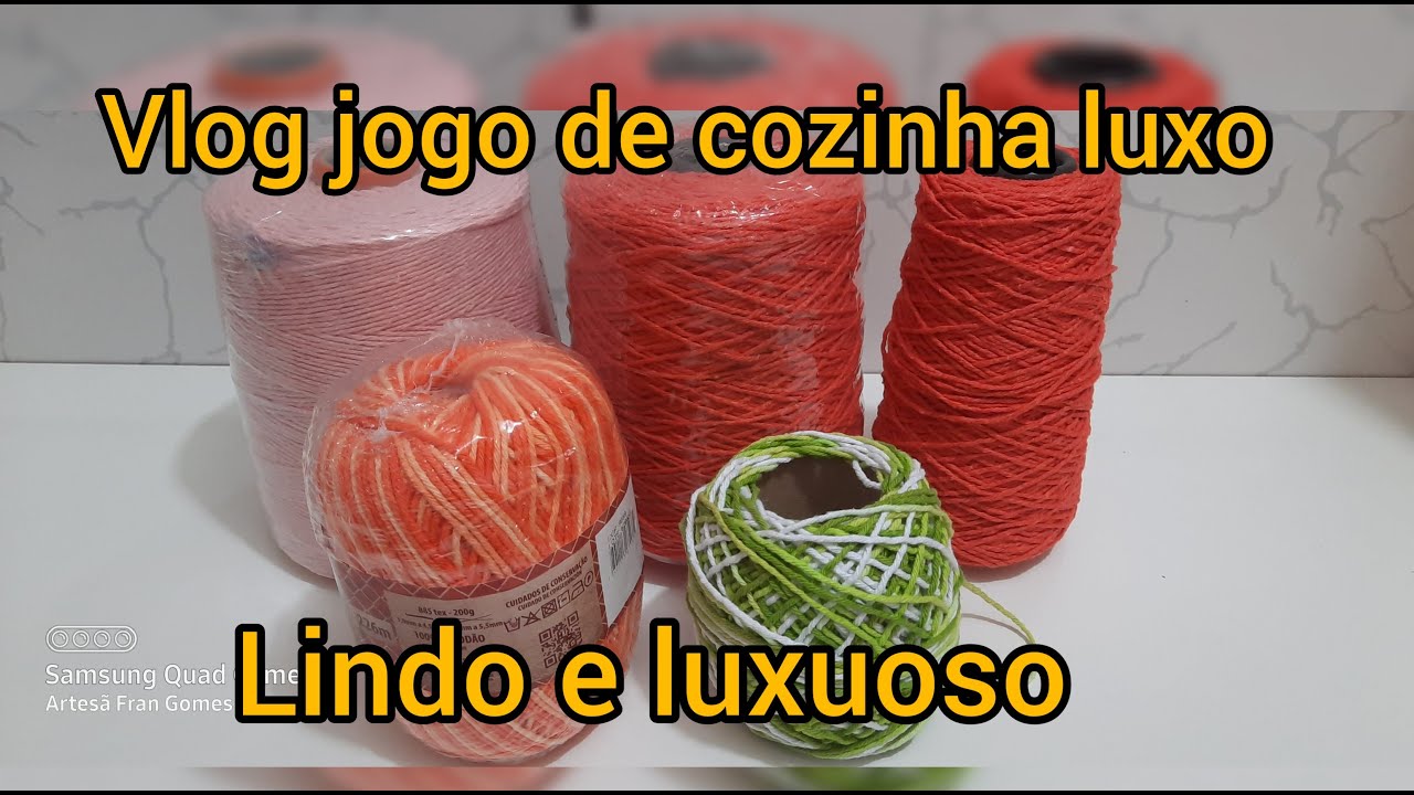 Jogo de Cozinha em Crochê Luxuoso: Passo a passo com gráficos