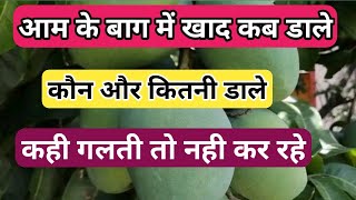 When, What, and How Much Fertilizer to Apply in Mango Orchards | mango plant fertilizers | mango ...