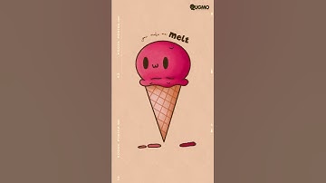You make me melt | A Cute Ice Cream Animation (Procreate)