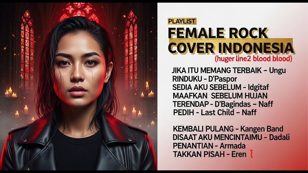 Female Cover 10 Lagu Patah Hati ROCK Indonesia