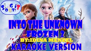 into the unknown (Frozen 2) by Idina Menzel (Karaoke version)