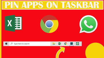 How to Pin apps on Taskbar | Windows 7/8/10 | Tech Overtaker