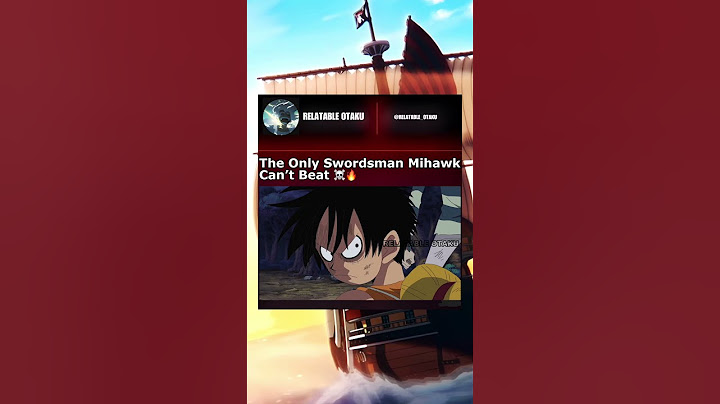 The Only Swordsman Mihawk Can’t Beat  ☠️🔥 | #onepiece #luffy #mihawk #thrillerbark #shorts