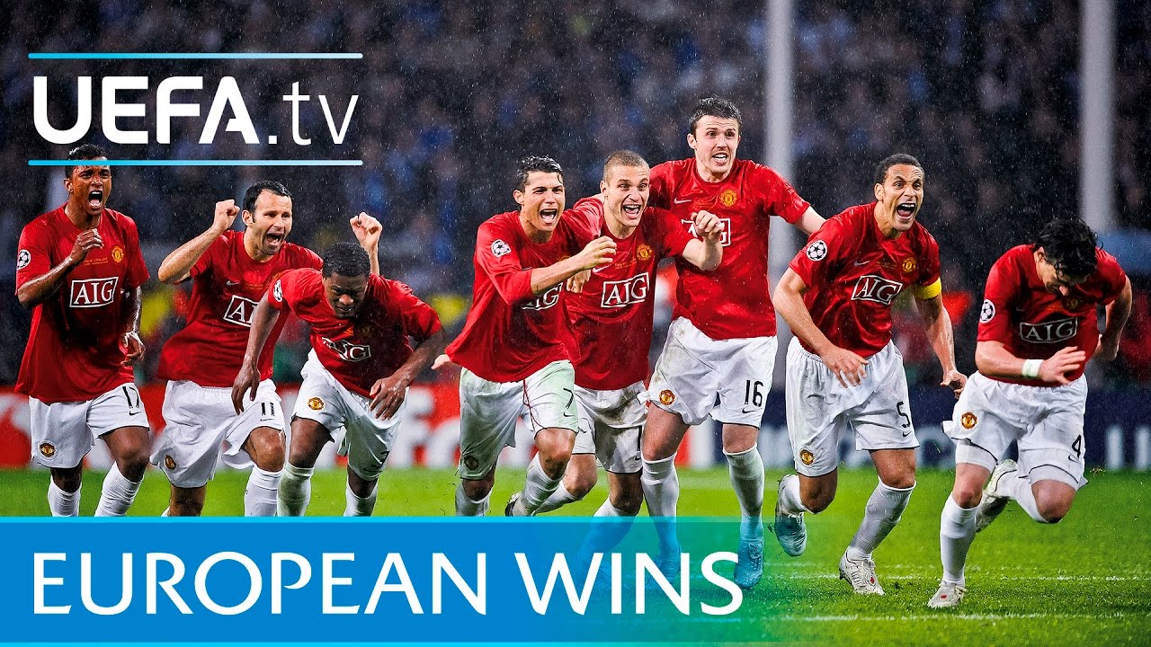 Manchester United's European glory watch goals YouTube