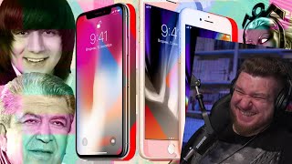 Реакция на iPhone X и его младший брат iPhone 8