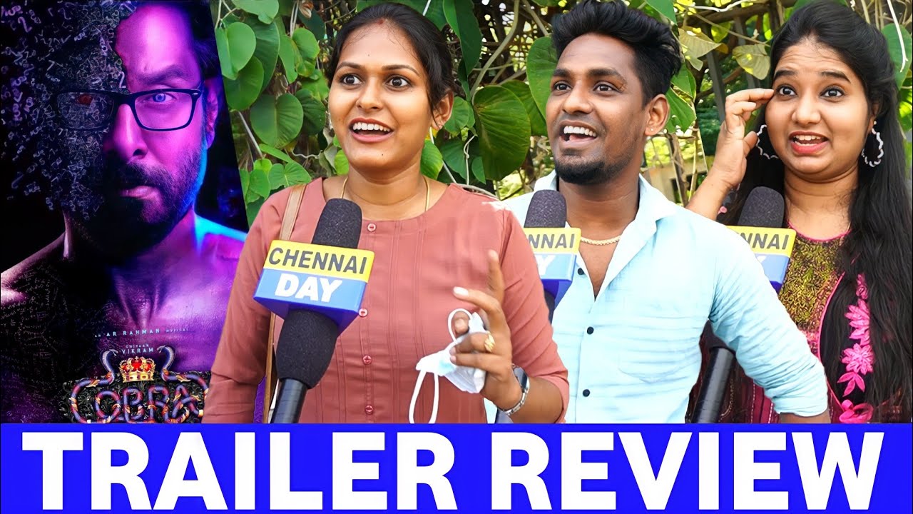 மரண மாஸ் aha இருக்கு " | Cobra Trailer Public Review | Cobra Trailer Public reaction | vikram | Cd !