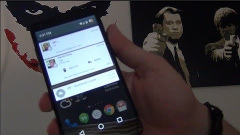 First Look at the Android L Developer Preview on the Nexus 5