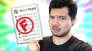 Fixing your PCPartPicker lists. Oof.