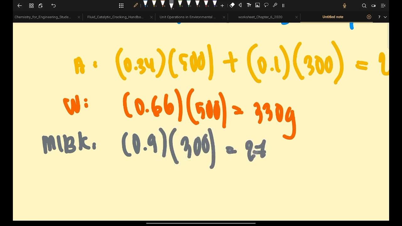 Worksheet 6.16 - Triangular Phase Diagram for H20-Acetone-MIBK