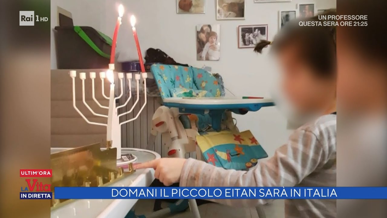 Domani il piccolo Eitan sarà a casa - La vita in diretta 02/12/2021