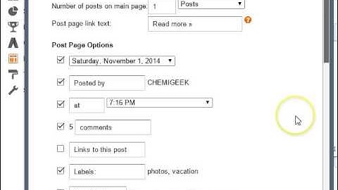 Video tutorial - How to Change the number of posts displayed on your blogger page