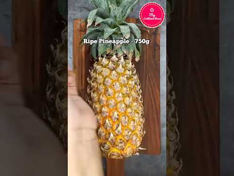 Homemade Pineapple  Squash with no preservatives shorts MyLockdownRasoi viral youtubeshorts