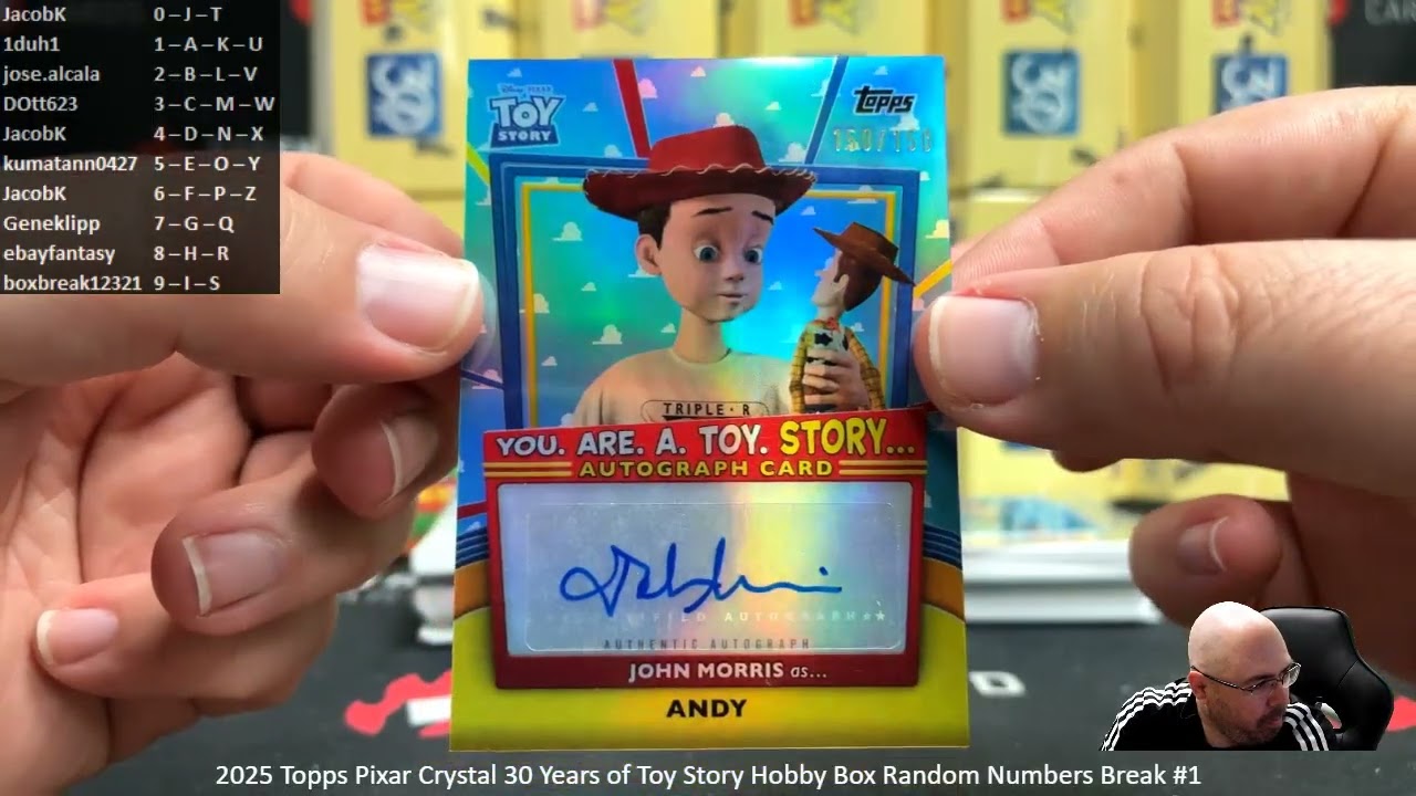 5/6/2026 2025 Topps Pixar Crystal 30 Years of Toy Story Hobby Box