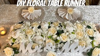 Wedding Decoration Ideas | Sweetheart Table Decor |  Sweetheart Table Flower Arrangements
