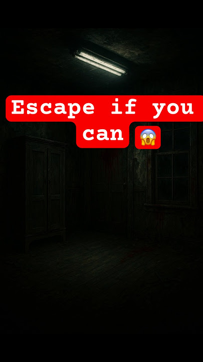 🩸 Most SCARY Haunted Room Escape Ever Filmed! 😨 #horror #horrorstories