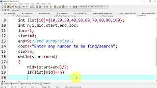 Lecture-31| Binary Searching in lists| Binary Searching in Arrays in Pashto
