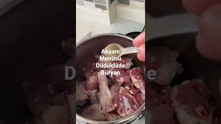 Akşam Menüsü Düdüklüde Büryan