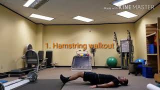 Hamstring eccentric strengthening